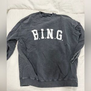 Anine Bing BING washed charcoal Sweatshirt size S